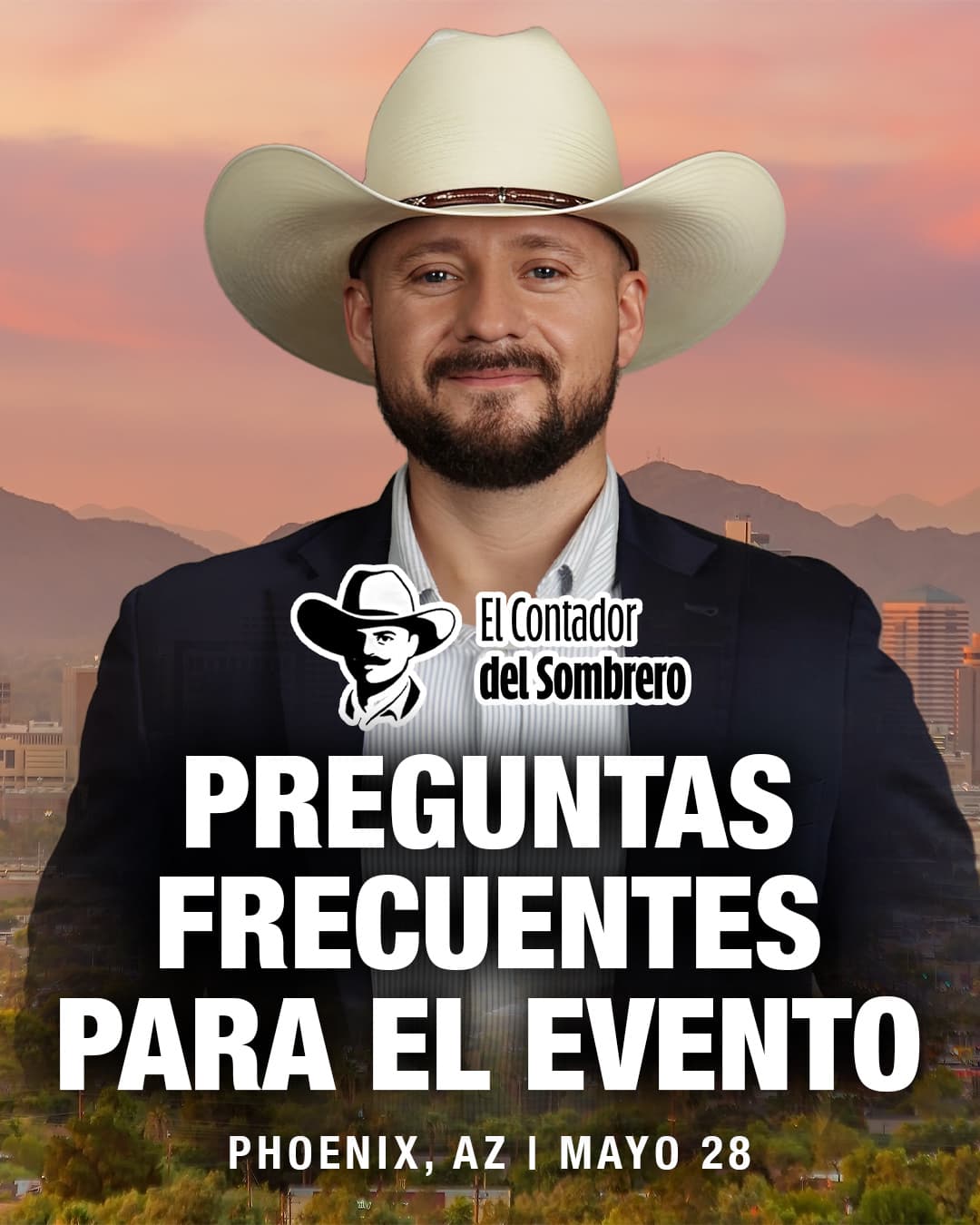 Preguntas Frecuentes para el Evento — Phoenix, AZ promo graphic